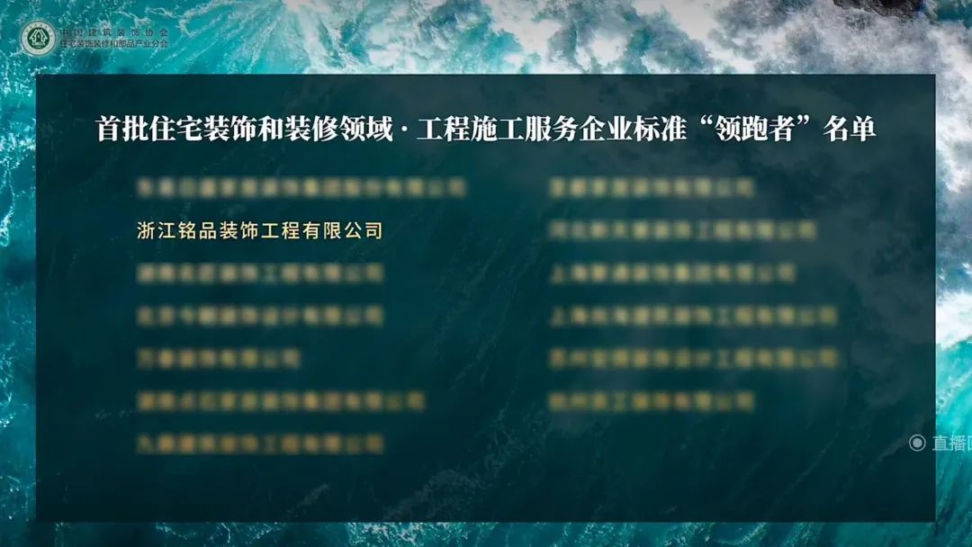 入选领跑者名单